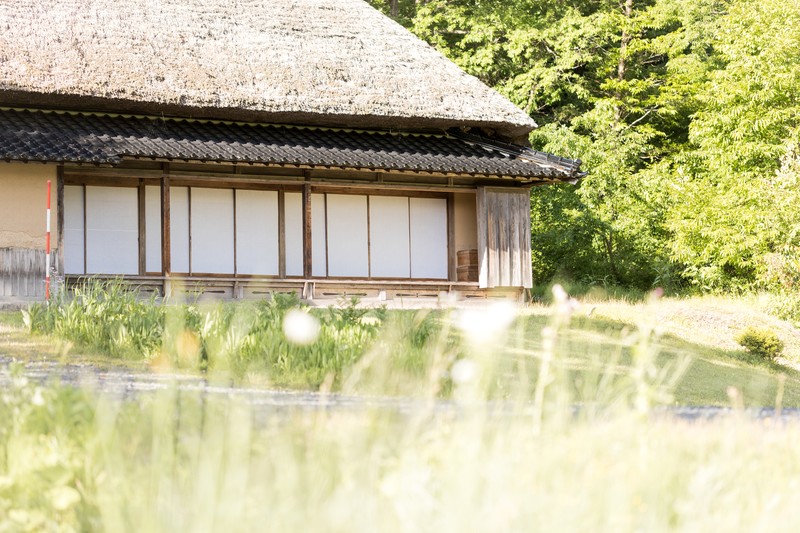 古民家（右から）の写真